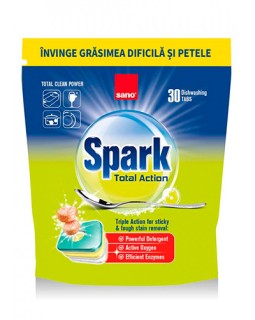 Таблетки для посудомоечных машин Sano Spark, 30 шт