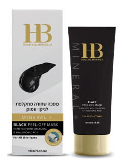 Mască exfoliantă neagră pentru curățarea profundă a pielii Health & Beauty, 100 ml