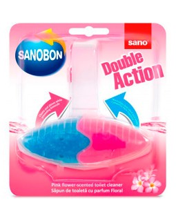 Мыло для туалета Sanobon Double Action Pink, 55 г