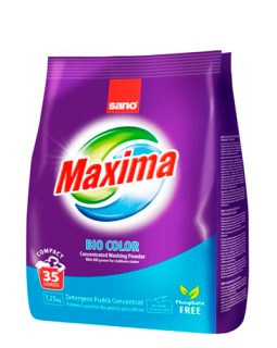 Detergent pudră de rufe Sano Maxima BIO, 1.25 kg