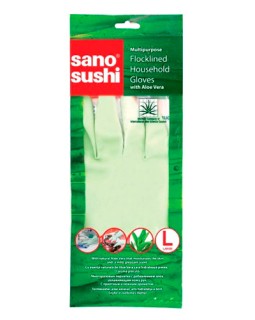 Многоразовые перчатки Sano Sushi Aloe (размер L), 1 шт