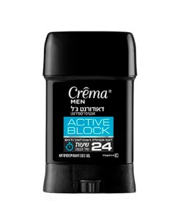 Дезодорант-гель Crema Men Active Block, 75 ml