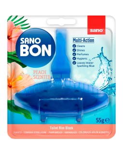 Săpun odorizant WC Sanobon Blue Peach, 55 g