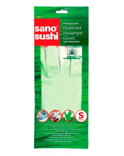 Многоразовые перчатки Sano Sushi Aloe (размер S), 1 шт