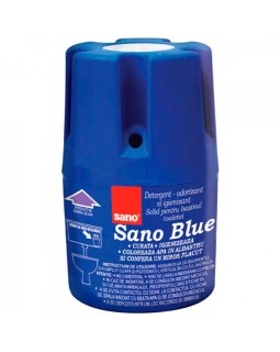 Контейнер-мыло для смывного бачка SANO BLUE, 150 г