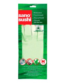 Многоразовые перчатки Sano Sushi Aloe (размер M), 1 шт
